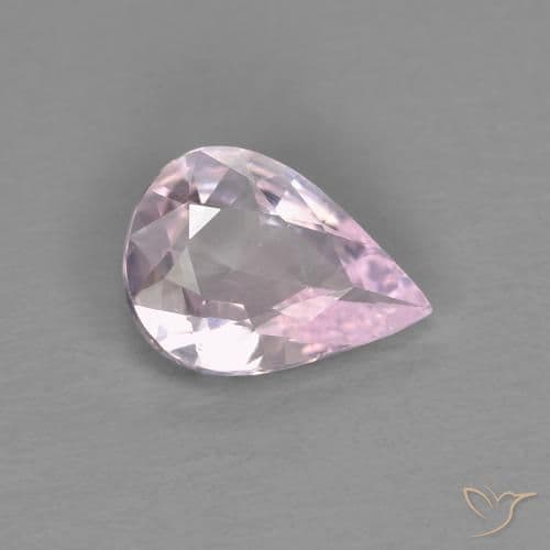 0.51ct Very Light Lavender Pink Sapphire, Pear Shape, 6.6x4.9 mm