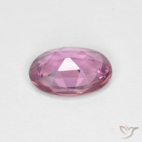 0.86ct Natural Light Magenta Sapphire, Oval Cut, 7.1x5.2 mm