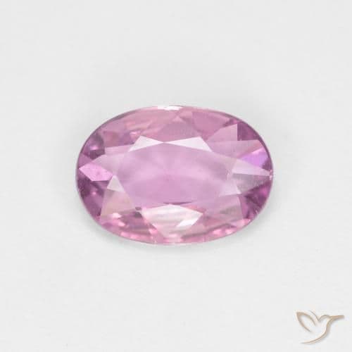 0.63ct Natural Purple-Pink Sapphire, Oval Cut, 6.8x4.8 mm