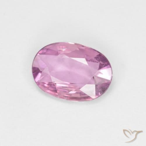 0.63ct Natural Purple-Pink Sapphire, Oval Cut, 6.8x4.8 mm