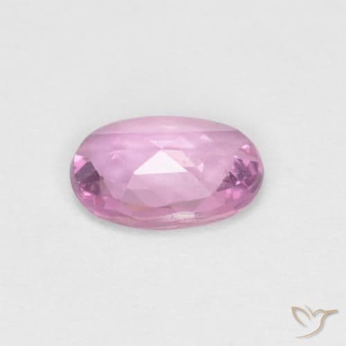 0.63ct Natural Purple-Pink Sapphire, Oval Cut, 6.8x4.8 mm