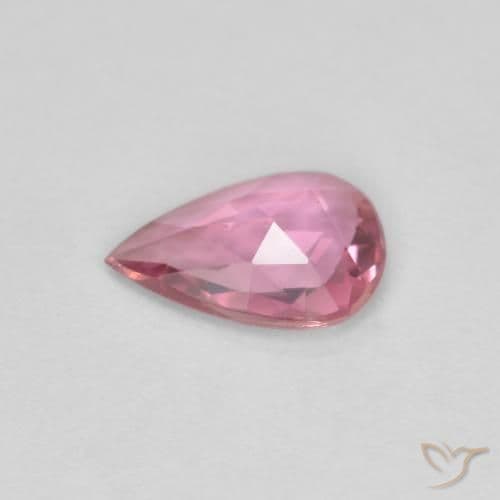 0.48ct Natural Hot Pink Sapphire, Pear Shape, 6.8x4.7 mm
