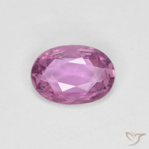 0.67ct Natural Medium Purple Sapphire, Oval Cut, 7x5.1 mm