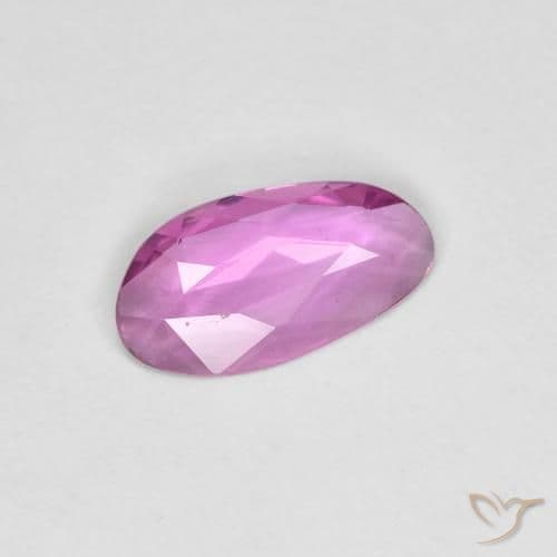 0.69ct Pinkish Purple Sapphire, Fancy Shape, 9.2x5 mm