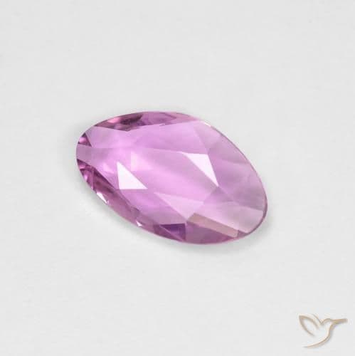 0.72ct Pinkish Purple Sapphire, Fancy Shape, 8.1x5.1 mm