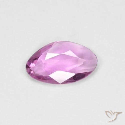 0.68ct Deep Pinkish Purple Sapphire, Fancy Shape, 8.3x5.1 mm