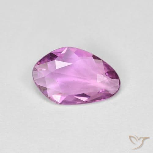0.66ct Medium-Dark Purple Sapphire, Fancy Shape, 8.1x5.3 mm