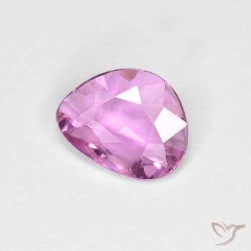 0.66ct Pinkish Purple Sapphire, Fancy Shape, 7x5.5 mm