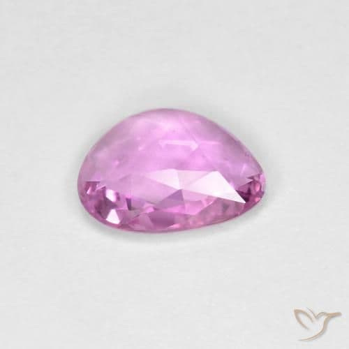 0.66ct Pinkish Purple Sapphire, Fancy Shape, 7x5.5 mm