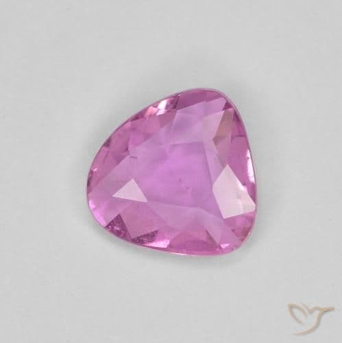 0.71ct Pinkish Purple Sapphire, Fancy Shape, 6.5x6.2 mm