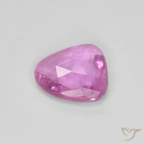 0.71ct Pinkish Purple Sapphire, Fancy Shape, 6.5x6.2 mm