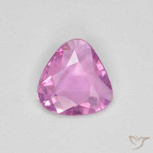 1.60ct Royal Purple Pink Sapphire, Trillion, 4.1x4 mm