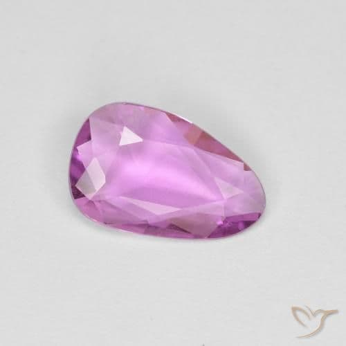 0.72ct Pinkish Purple Sapphire, Fancy Shape, 8.1x5.1 mm