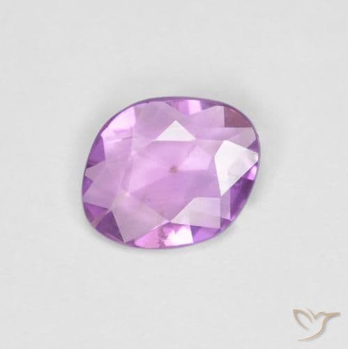 0.62ct Electric Purple Sapphire, Fancy Shape, 7x5.8 mm