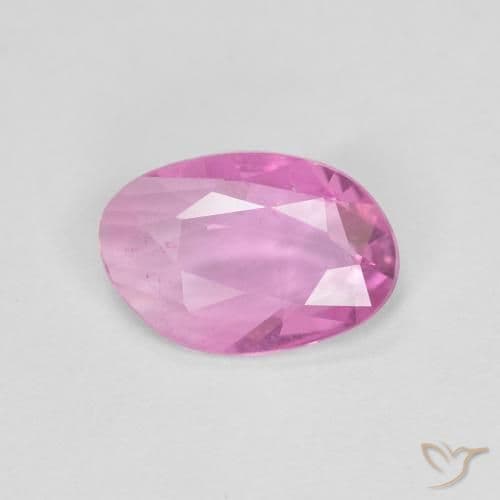 0.75ct Royal Purple Pink Sapphire, Fancy Shape, 7.3x5 mm
