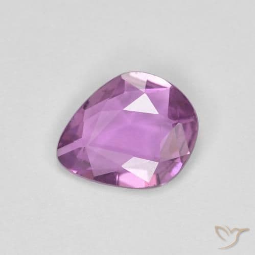 0.73ct Intense Purple Sapphire, Fancy Shape, 7.3x6 mm