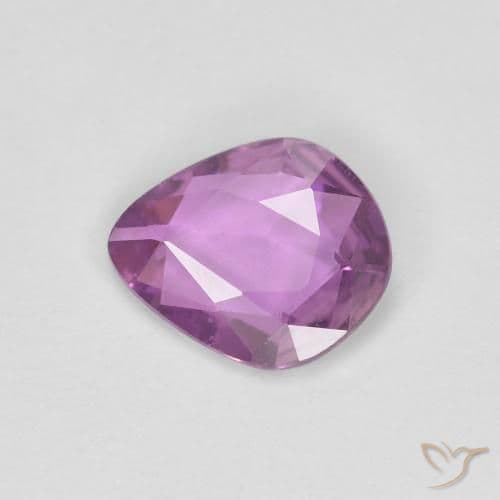 0.73ct Intense Purple Sapphire, Fancy Shape, 7.3x6 mm