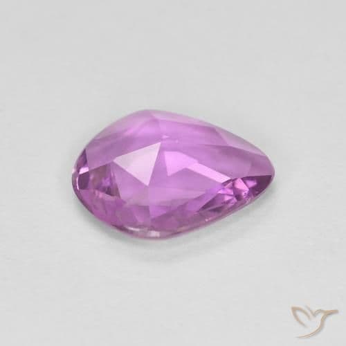 0.73ct Intense Purple Sapphire, Fancy Shape, 7.3x6 mm