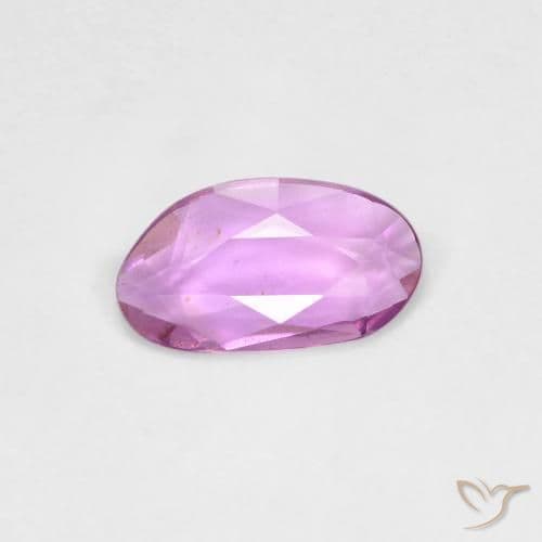 0.72ct Bright Pinkish Purple Sapphire, Fancy Shape, 8.7x4.8 mm
