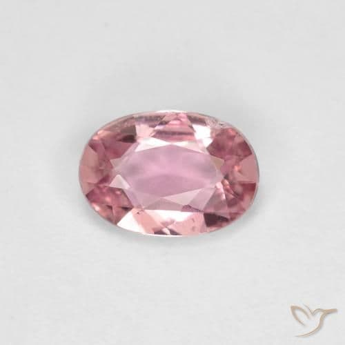 0.48ct Light Pink Bubblegum Sapphire, Oval Cut, 5.9x4.1 mm