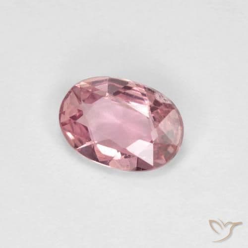 0.48ct Light Pink Bubblegum Sapphire, Oval Cut, 5.9x4.1 mm