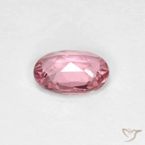0.48ct Light Pink Bubblegum Sapphire, Oval Cut, 5.9x4.1 mm