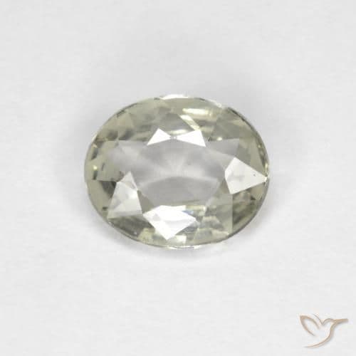 4.38ct Light Forest Green Sapphire, Oval Cut, 5.7x4.7 mm