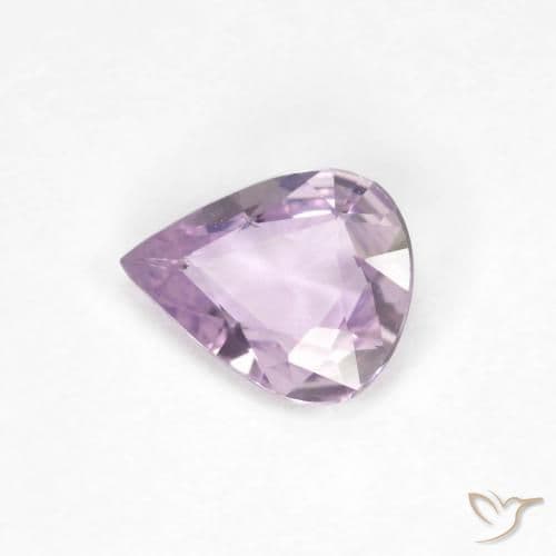 0.66ct Natural Intense Violet Sapphire, Pear Shape, 6x4.8 mm