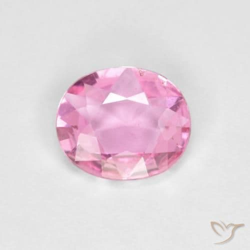 0.57ct Natural Pink Sapphire, Oval Cut, 6x5.1 mm