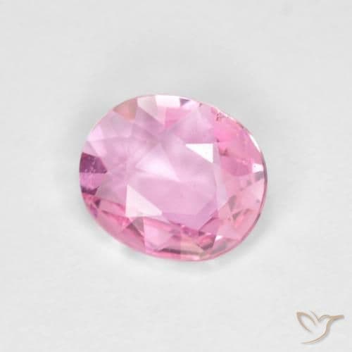 0.57ct Natural Pink Sapphire, Oval Cut, 6x5.1 mm