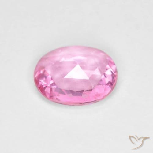 0.57ct Natural Pink Sapphire, Oval Cut, 6x5.1 mm