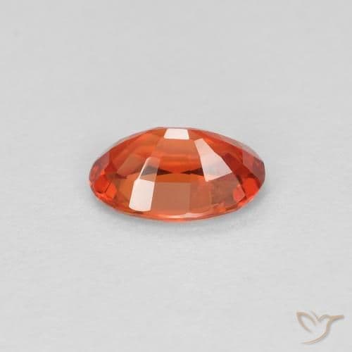 0.49ct Natural Intense Red Sapphire, Oval Cut, 5.7x4 mm