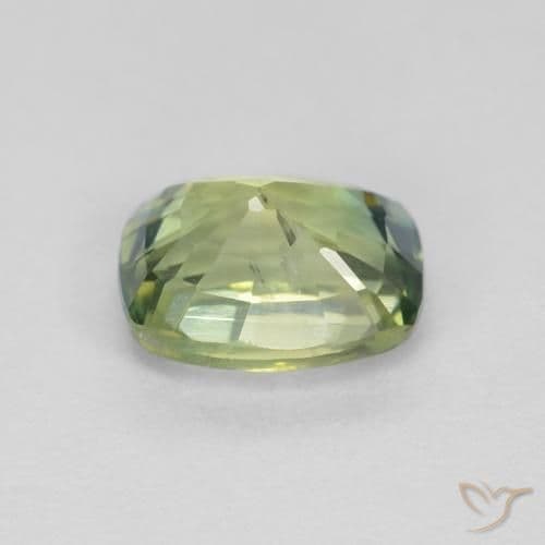 1.22ct Natural Multicolor Sapphire, Cushion Cut, 6.6x4.9 mm