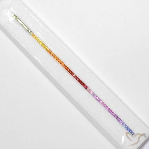 6.06ct Natural Multicolor Sapphire, Square, 2.6x2.5 mm