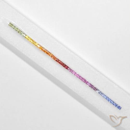 2.01ct Natural Multicolor Sapphire, Square, 2.7x2.7 mm