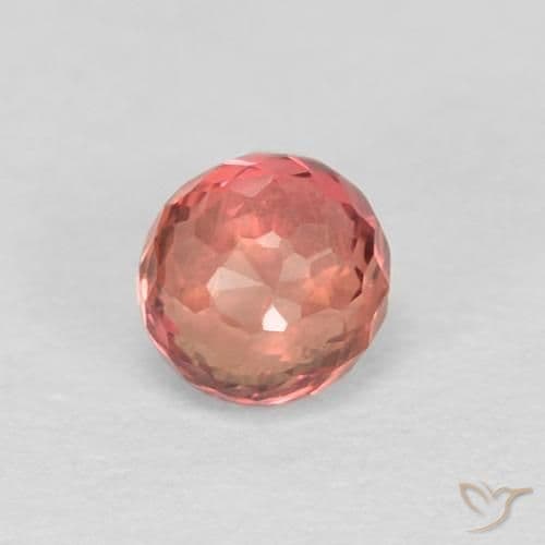 0.76ct Natural Bright Red Sapphire, Round Cut, 5.47 mm