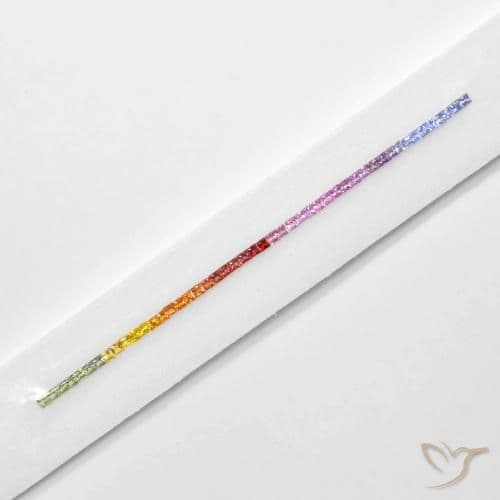 6.06ct Natural Multicolor Sapphire, Square, 2.6x2.5 mm