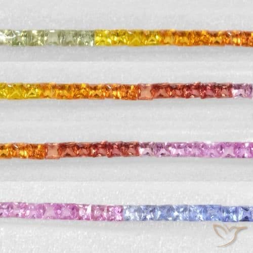 Best Sapphires for a Rainbow Ring | AAA Color, Top Quality Cut