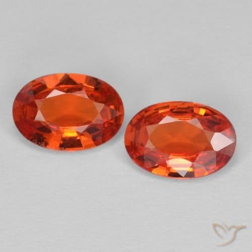 0.64ct Bright Crimson Red Sapphire, Oval Cut, 6.1x4.1 mm