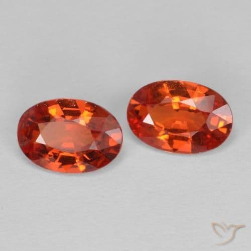 0.88ct Natural Medium Red Sapphire, Oval Cut, 5.8x3.9 mm