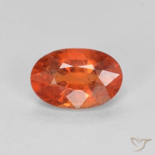 0.64ct Bright Crimson Red Sapphire, Oval Cut, 6.1x4.1 mm