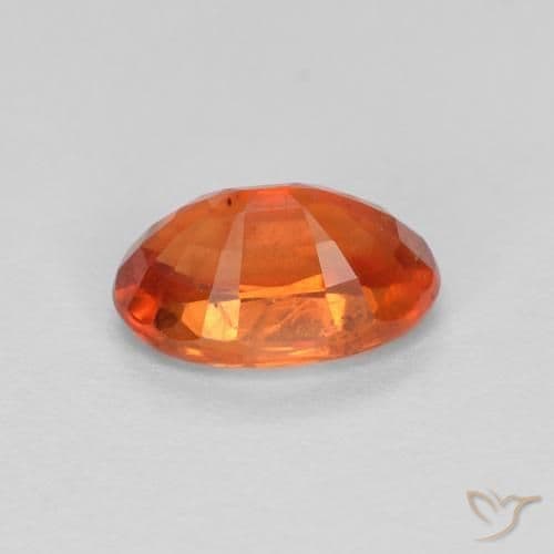 0.66ct Natural Intense Red Sapphire, Oval Cut, 6.1x4.1 mm