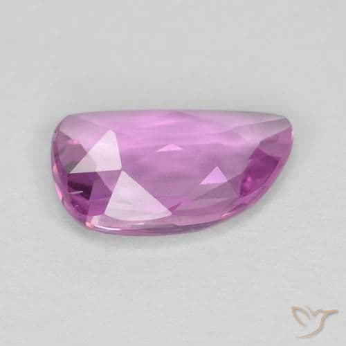 0.57ct Intense Pinkish Purple Sapphire, Fancy Shape, 7.1x4.6 mm