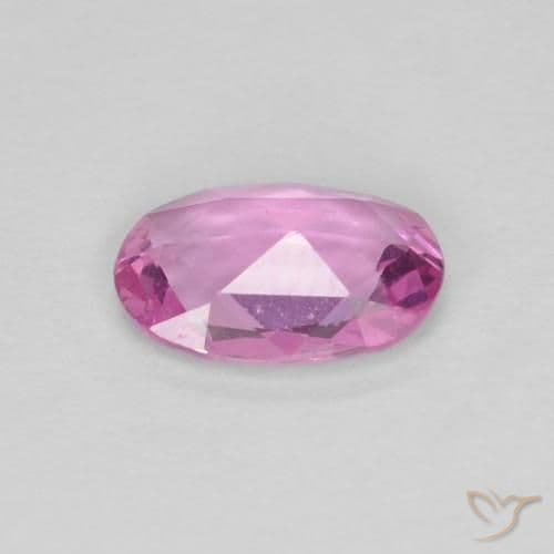 0.41ct Natural Deep Pink Sapphire, Oval Cut, 6.1x4.1 mm