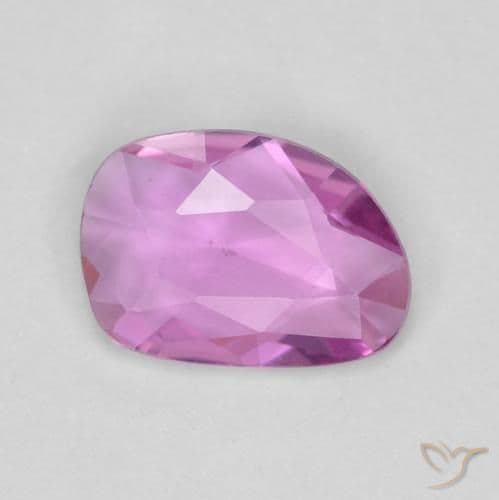 0.51ct Medium Purple Sapphire, Fancy Shape, 6.6x4.8 mm