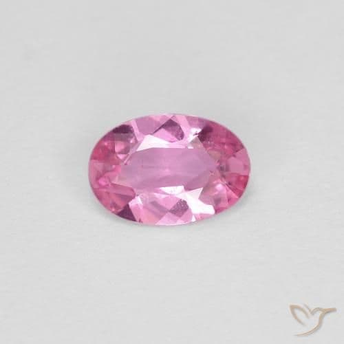 0.44ct Royal Purple Pink Sapphire, Oval Cut, 5.9x4 mm