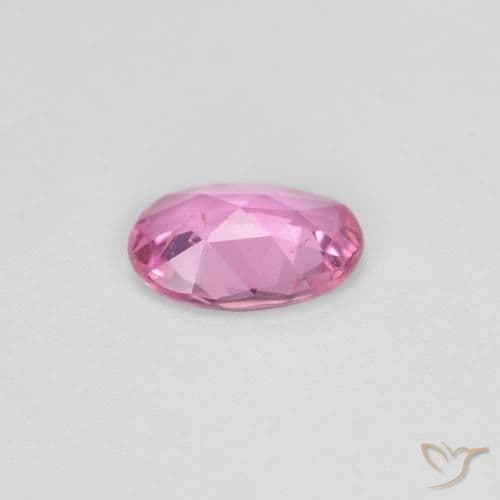 0.44ct Royal Purple Pink Sapphire, Oval Cut, 5.9x4 mm