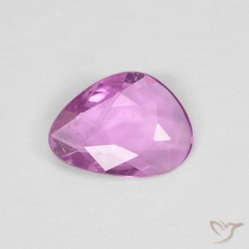 0.63ct Pinkish Purple Sapphire, Fancy Shape, 7.3x5.4 mm