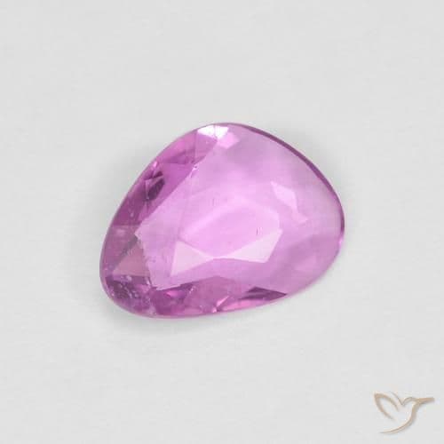 0.63ct Pinkish Purple Sapphire, Fancy Shape, 7.3x5.4 mm