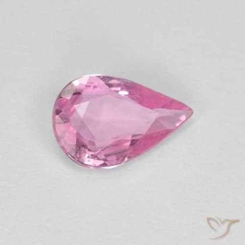 0.35ct Natural Hot Pink Sapphire, Pear Shape, 6.1x4 mm